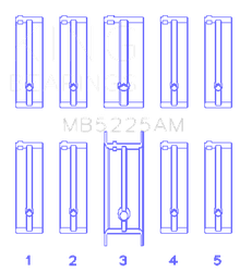 King Engine Bearings MB5225AM