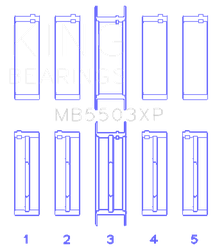 King Engine Bearings MB5503XP