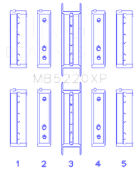 King Engine Bearings MB5220XP.026
