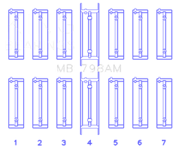 King Engine Bearings MB798AM