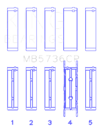 King Engine Bearings MB5736CP.026