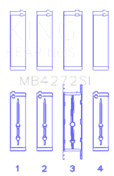 King Engine Bearings MB4272SI