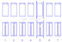 King Engine Bearings MB785AM020