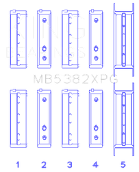 King Engine Bearings MB5382XPG.026