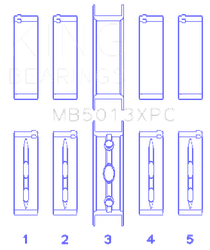 King Engine Bearings MB5013XPC010