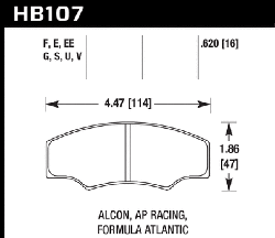 Hawk Performance HB107D.620