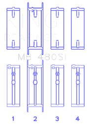 King Engine Bearings MB480si