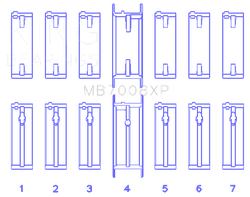 King Engine Bearings MB7008XP.026