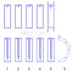 King Engine Bearings MB5734SI0.5