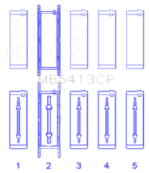 King Engine Bearings MB5413CP010