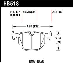 Hawk Performance HB518S.642