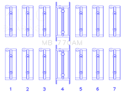 King Engine Bearings MB770AM