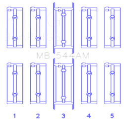 King Engine Bearings MB544AM025