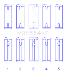 King Engine Bearings MB5554XPSTDX