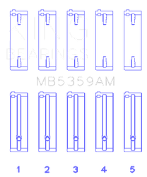 King Engine Bearings MB5359AM