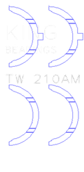 King Engine Bearings TW210AM