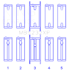King Engine Bearings MB5232XP