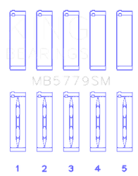 King Engine Bearings MB5779SM