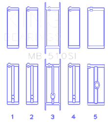 King Engine Bearings MB510SI
