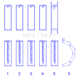 King Engine Bearings MB5734XP