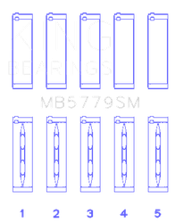 King Engine Bearings MB5779SM025