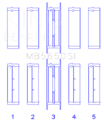 King Engine Bearings MB5650SI
