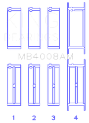 King Engine Bearings MB4008AM
