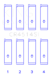 King Engine Bearings CR4514SI025