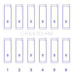 King Engine Bearings CR6685AM1.0