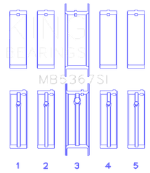 King Engine Bearings MB5367SI