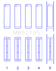 King Engine Bearings MB5219SI