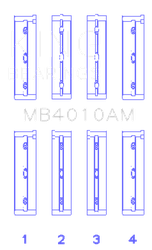 King Engine Bearings MB4010AM0.25