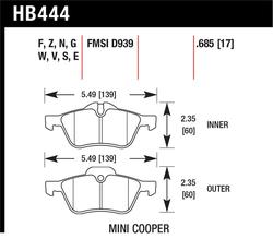 Hawk Performance HB444F.685