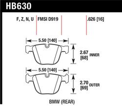 Hawk Performance HB630N.626