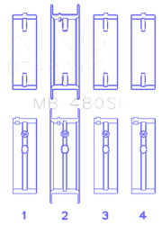 King Engine Bearings MB480SI010