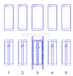 King Engine Bearings MB5667SI0.5