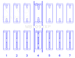King Engine Bearings MB7092XP