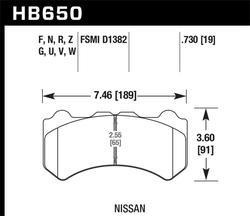 Hawk Performance HB650W.730