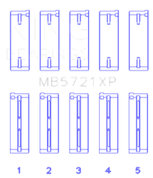 King Engine Bearings MB5721XP