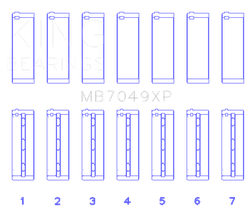 King Engine Bearings MB7049XP