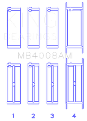 King Engine Bearings MB4008AM