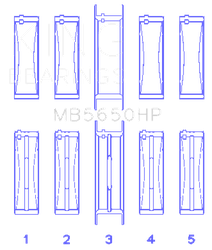 King Engine Bearings MB5650HP001