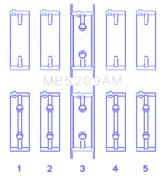 King Engine Bearings MB5209AM0.5