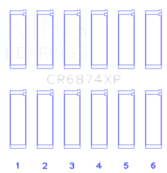 King Engine Bearings CR6874XP