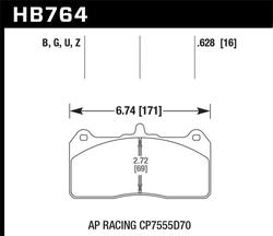 Hawk Performance HB764U.628