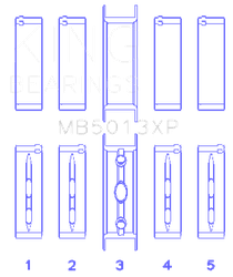 King Engine Bearings MB5013XP030