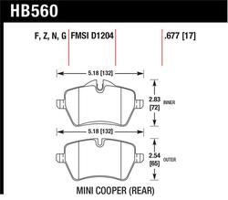 Hawk Performance HB560F.677