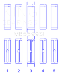 King Engine Bearings MB5599SI