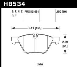Hawk Performance HB534U.750