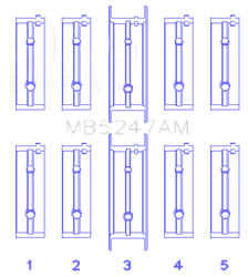 King Engine Bearings MB5247AM